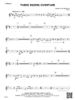 Three Riders Overture: F Horn 3