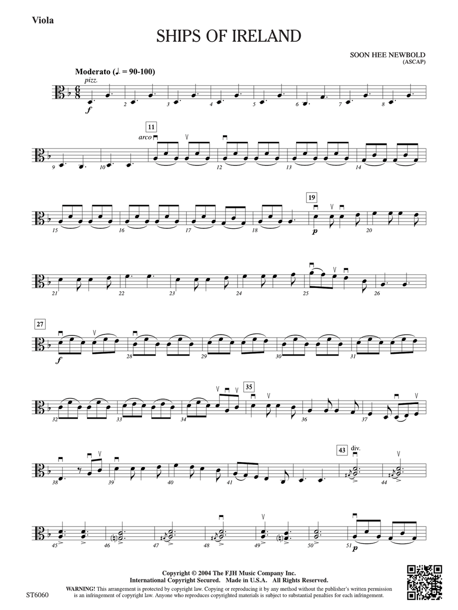 Ships of Ireland: Viola Ships of Ireland: Viola Viola scores gallery preview page 1