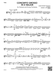 Concerto Grosso in D Major: Viola