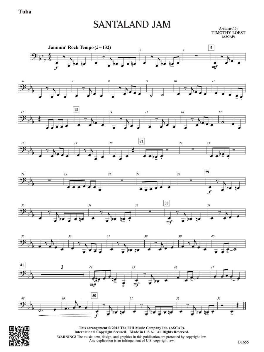 Santaland Jam: Tuba Santaland Jam: Tuba Tuba scores gallery preview page 1