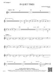 In Quiet Times: B-flat Trumpet 1
