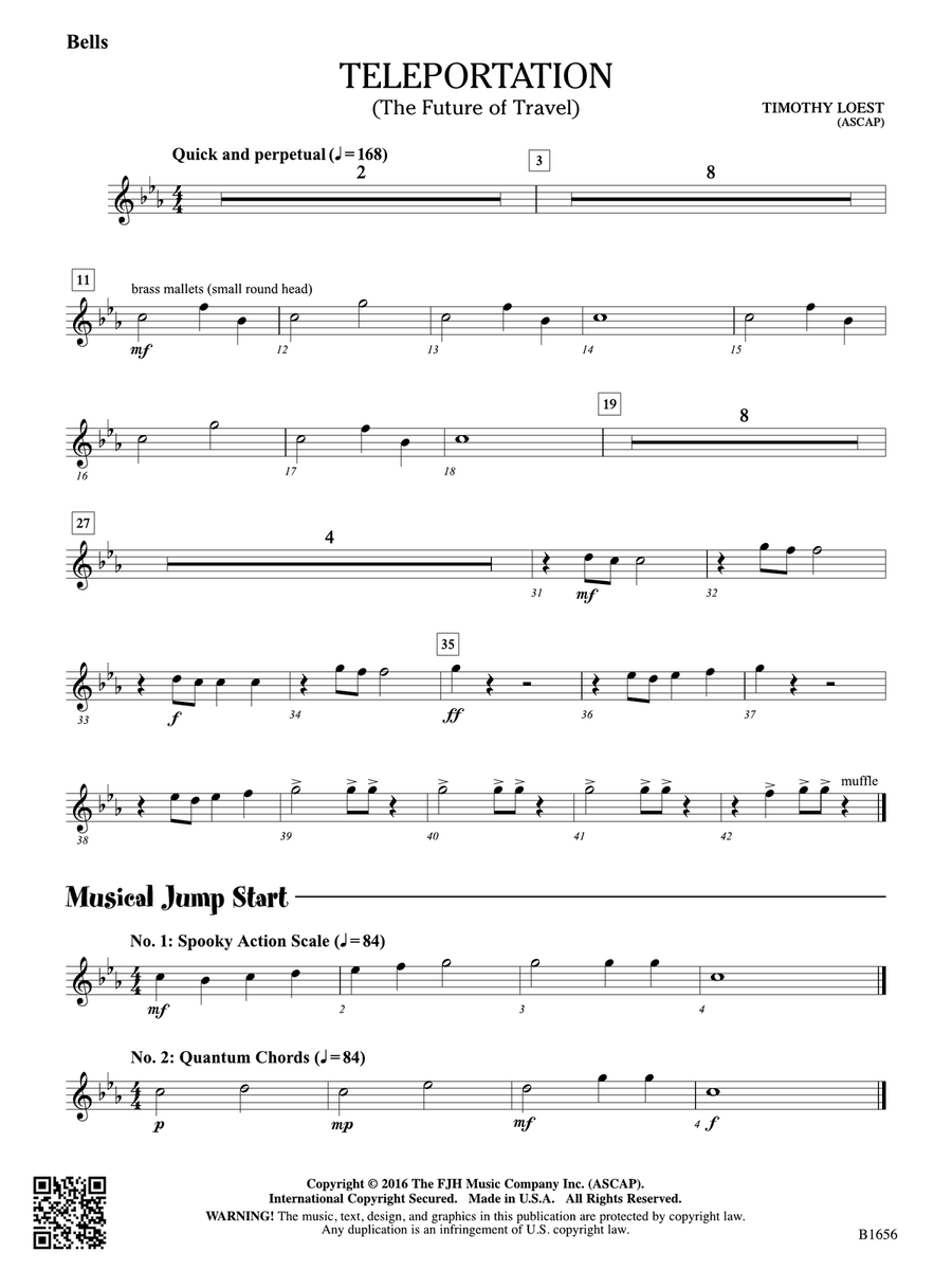 Teleportation: Bells Teleportation: Bells Part scores gallery preview page 1