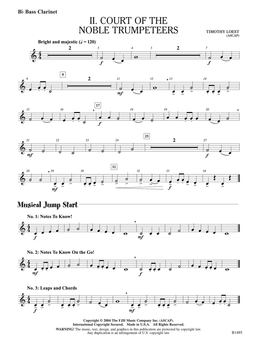 Curtain Up! (Complete Concert Starter Series Vol. 1): B-flat Bass Clarinet Bass Clarinet scores gallery preview page 2