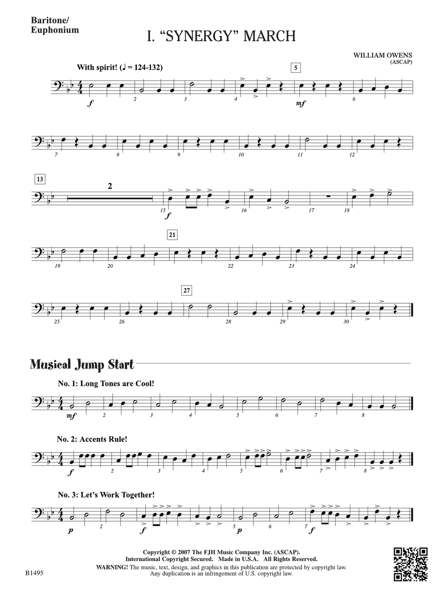 Curtain Up! (Complete Concert Starter Series Vol. 1): Baritone/Euphonium Baritone Horn scores gallery preview page 1