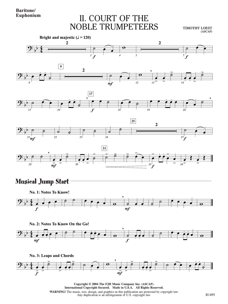 Curtain Up! (Complete Concert Starter Series Vol. 1): Baritone/Euphonium Baritone Horn scores gallery preview page 2