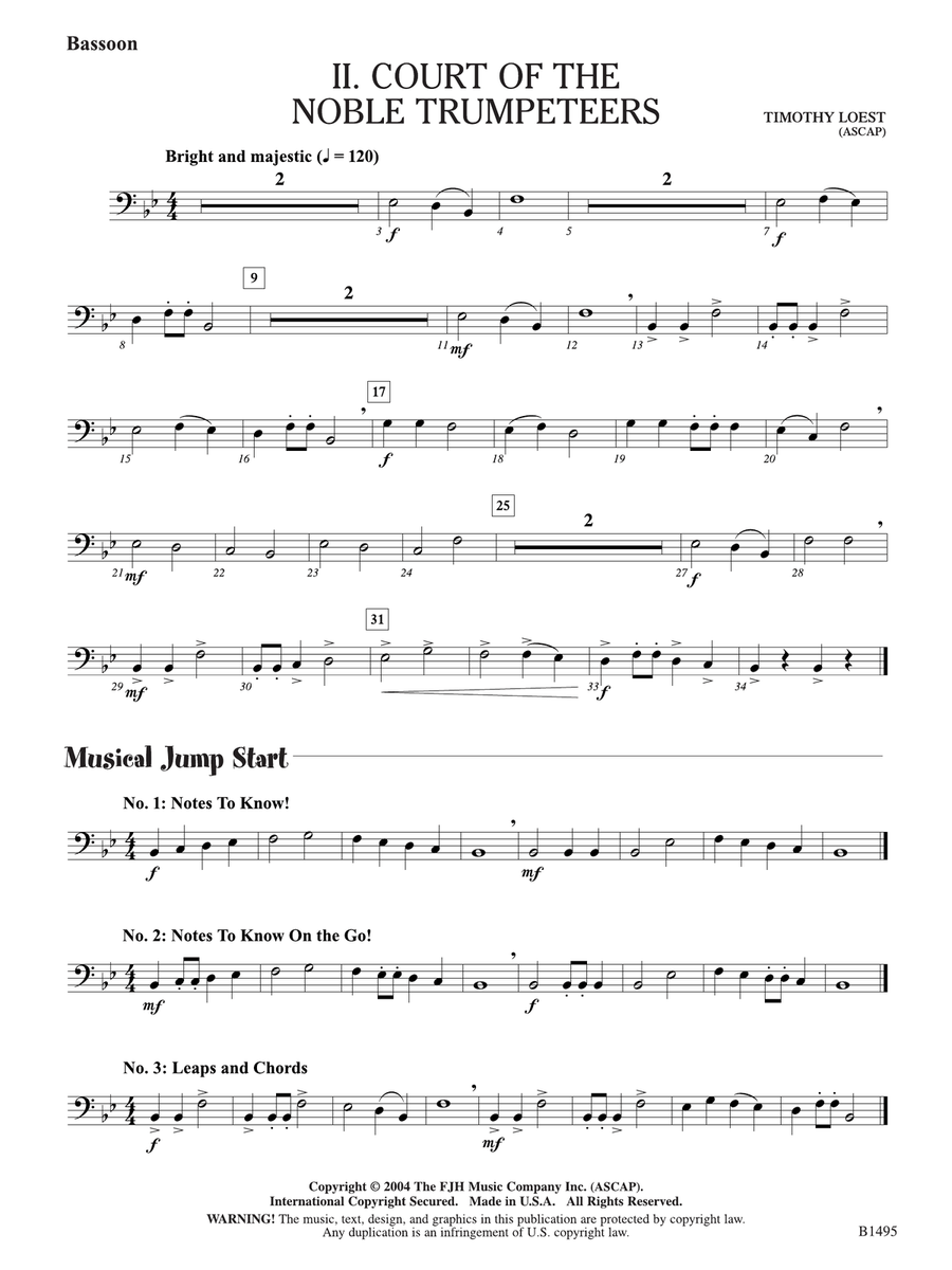 Curtain Up! (Complete Concert Starter Series Vol. 1): Bassoon Bassoon scores gallery preview page 2