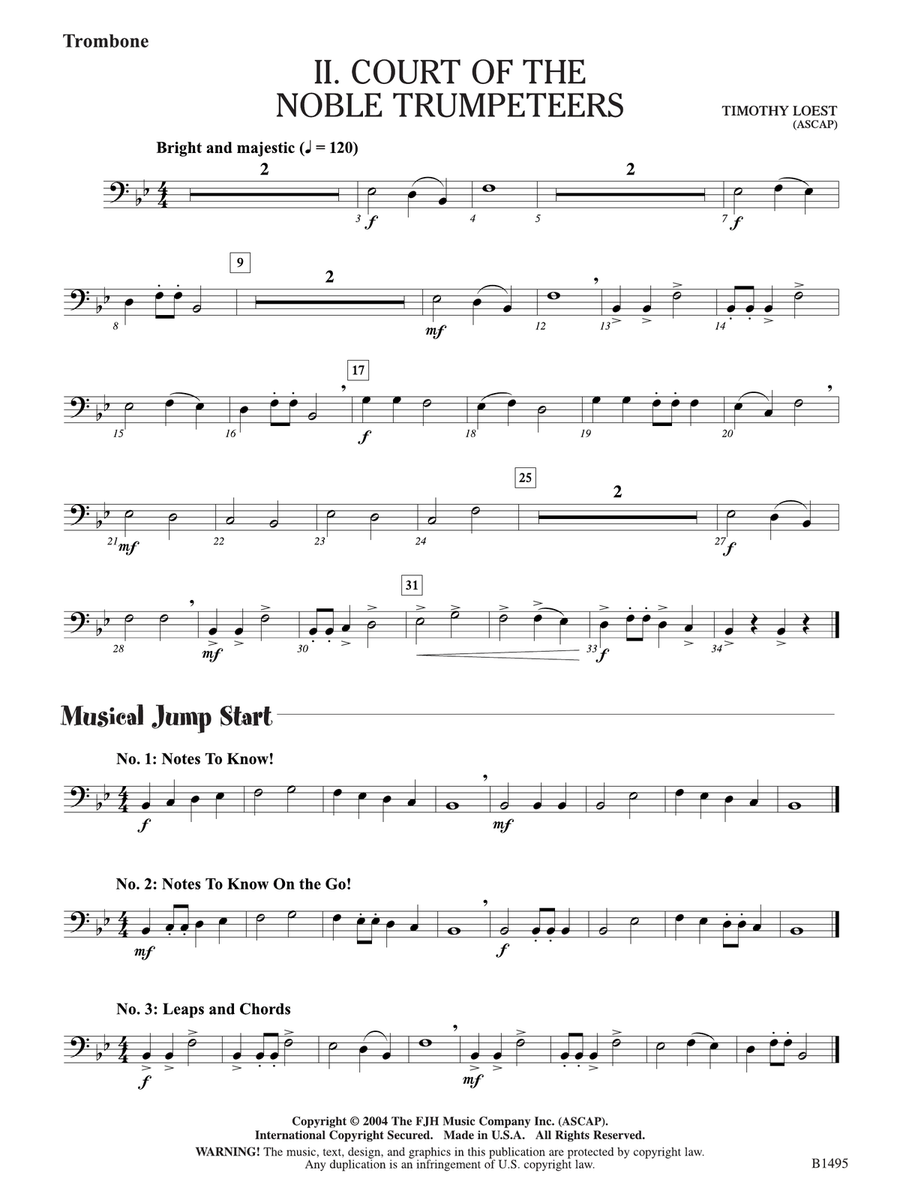 Curtain Up! (Complete Concert Starter Series Vol. 1): Trombone Trombone scores gallery preview page 2