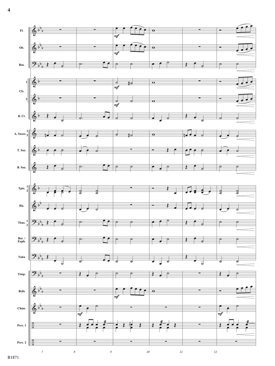 A Bellistic Christmas: Score Concert Band scores gallery preview page 4