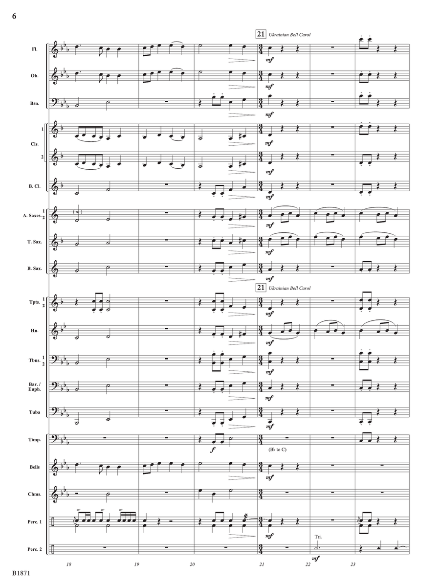 A Bellistic Christmas: Score Concert Band scores gallery preview page 6