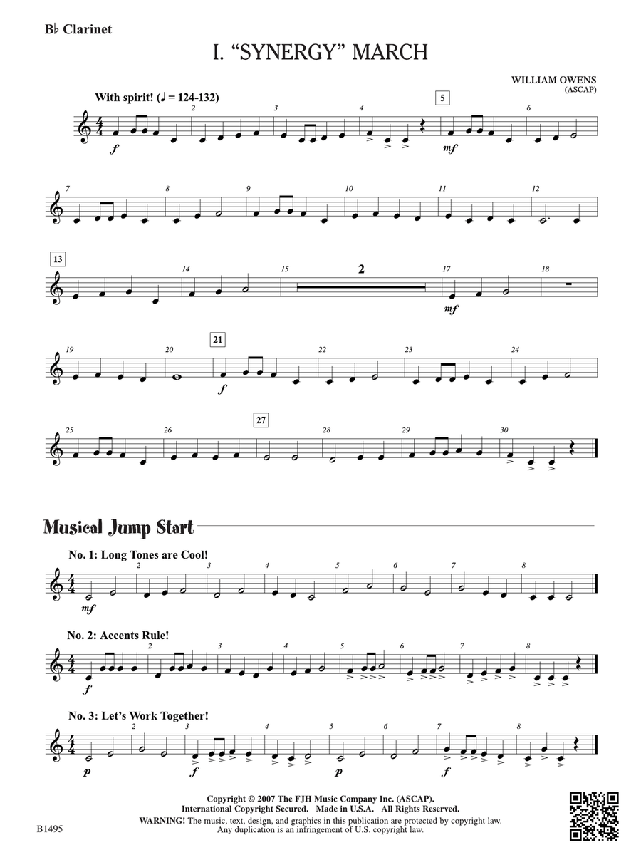 Curtain Up! (Complete Concert Starter Series Vol. 1): B-flat Clarinet B-Flat Clarinet scores gallery preview page 1