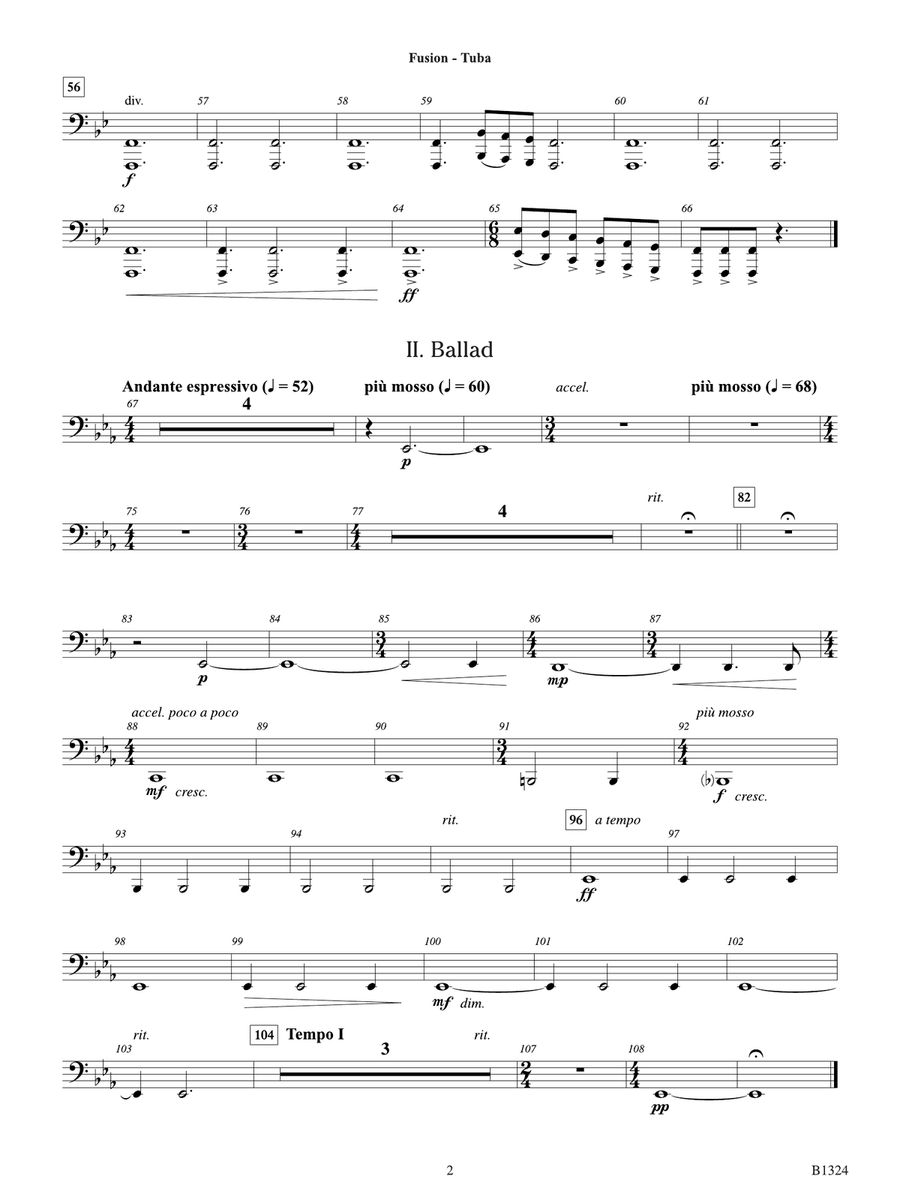 Fusion: Tuba Fusion: Tuba Tuba scores gallery preview page 2