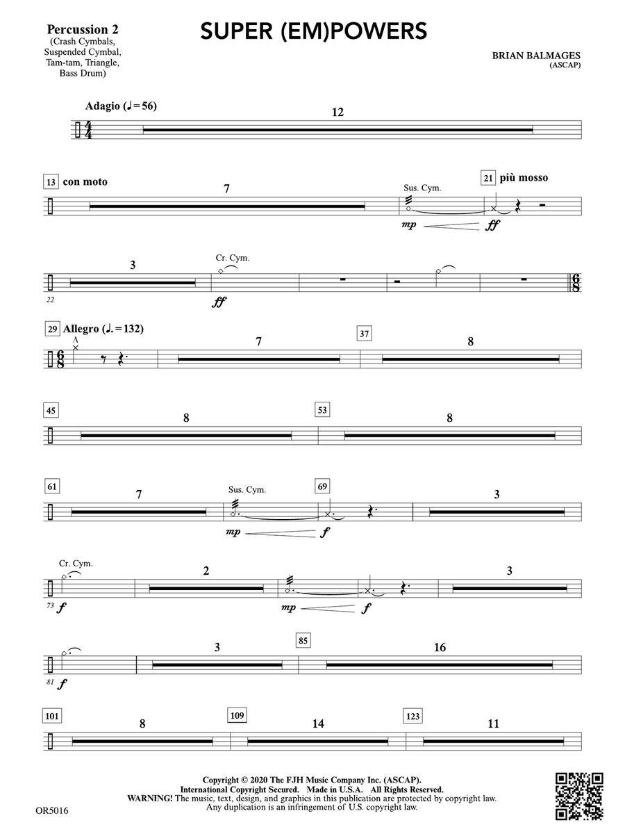 Super (Em)Powers: Percussion 2 Percussion scores gallery preview page 1
