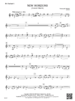 New Horizons: B-flat Clarinet 1