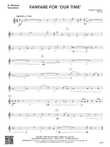 Fanfare for 'Our Time': E-flat Baritone Saxophone