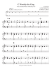 O WORSHIIP THE KING - Score Only