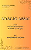 Adagio Assai – Ravel for Alto Saxophone and Piano