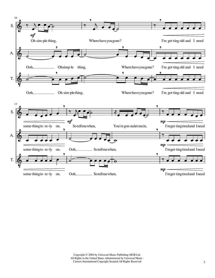 Somewhere Only We Know Somewhere Only We Know SAT scores gallery preview page 2