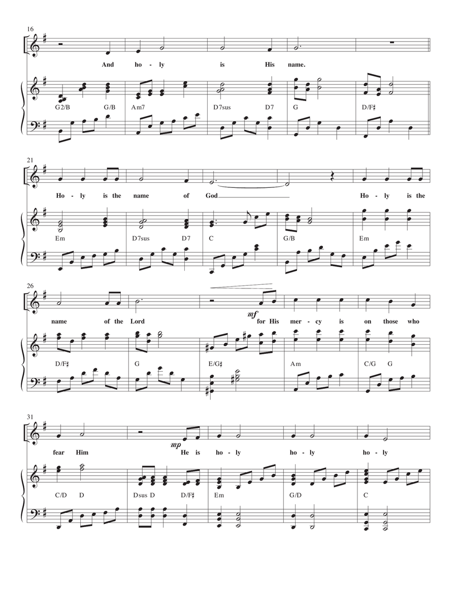Magnificat Magnificat 4-Part scores gallery preview page 2