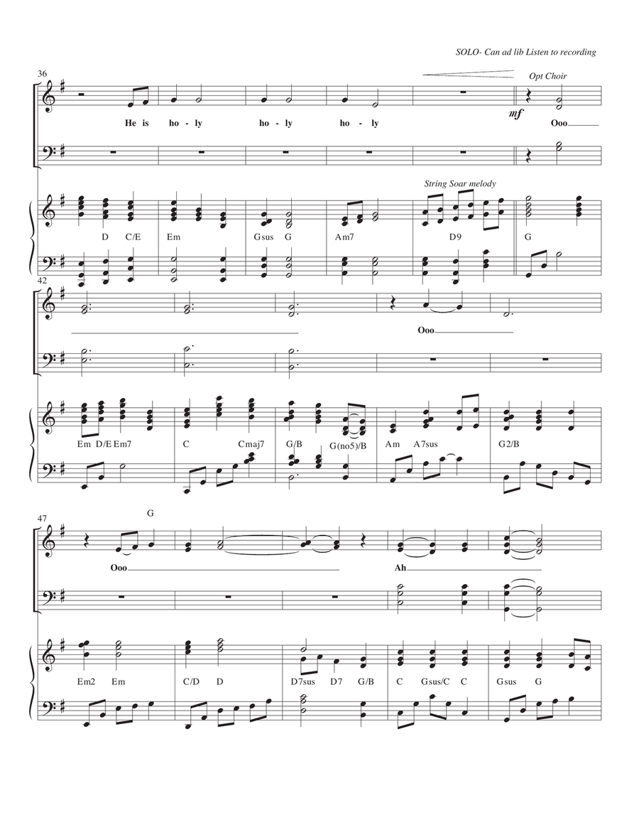 Magnificat Magnificat 4-Part scores gallery preview page 3