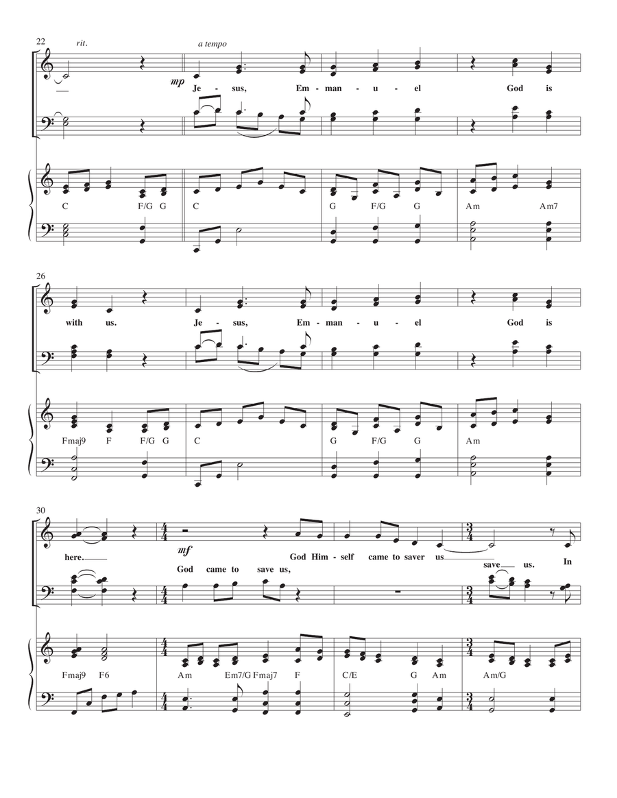 Emmanuel Emmanuel 4-Part scores gallery preview page 3