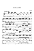 Preludio XXI BWV866 - Johann Sebastian Bach