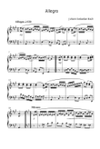 Allegro - Johann Sebastian Bach