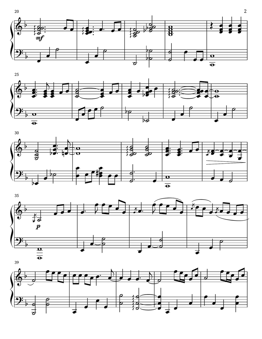 You Are My All in All You Are My All in All Piano Solo scores gallery preview page 2