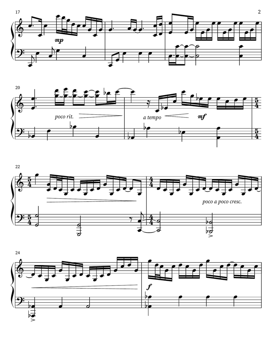 There Is A Fountain There Is A Fountain Piano Solo scores gallery preview page 2
