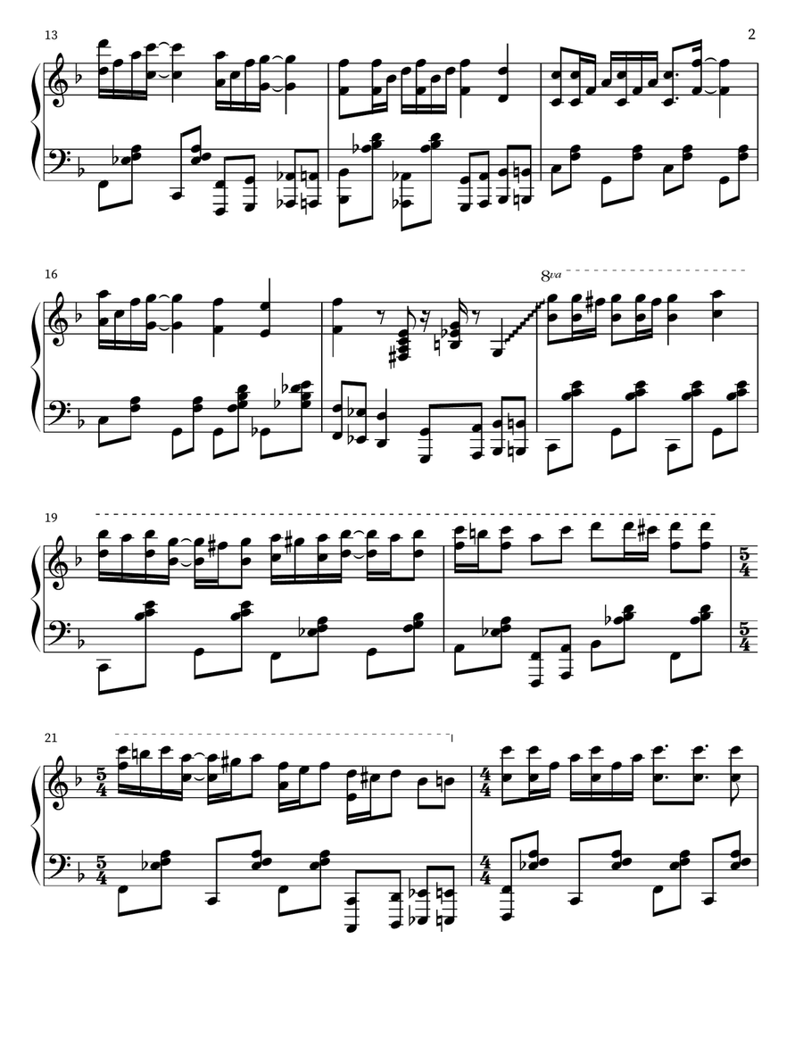 What a Friend We Have in Jesus Piano Solo scores gallery preview page 2