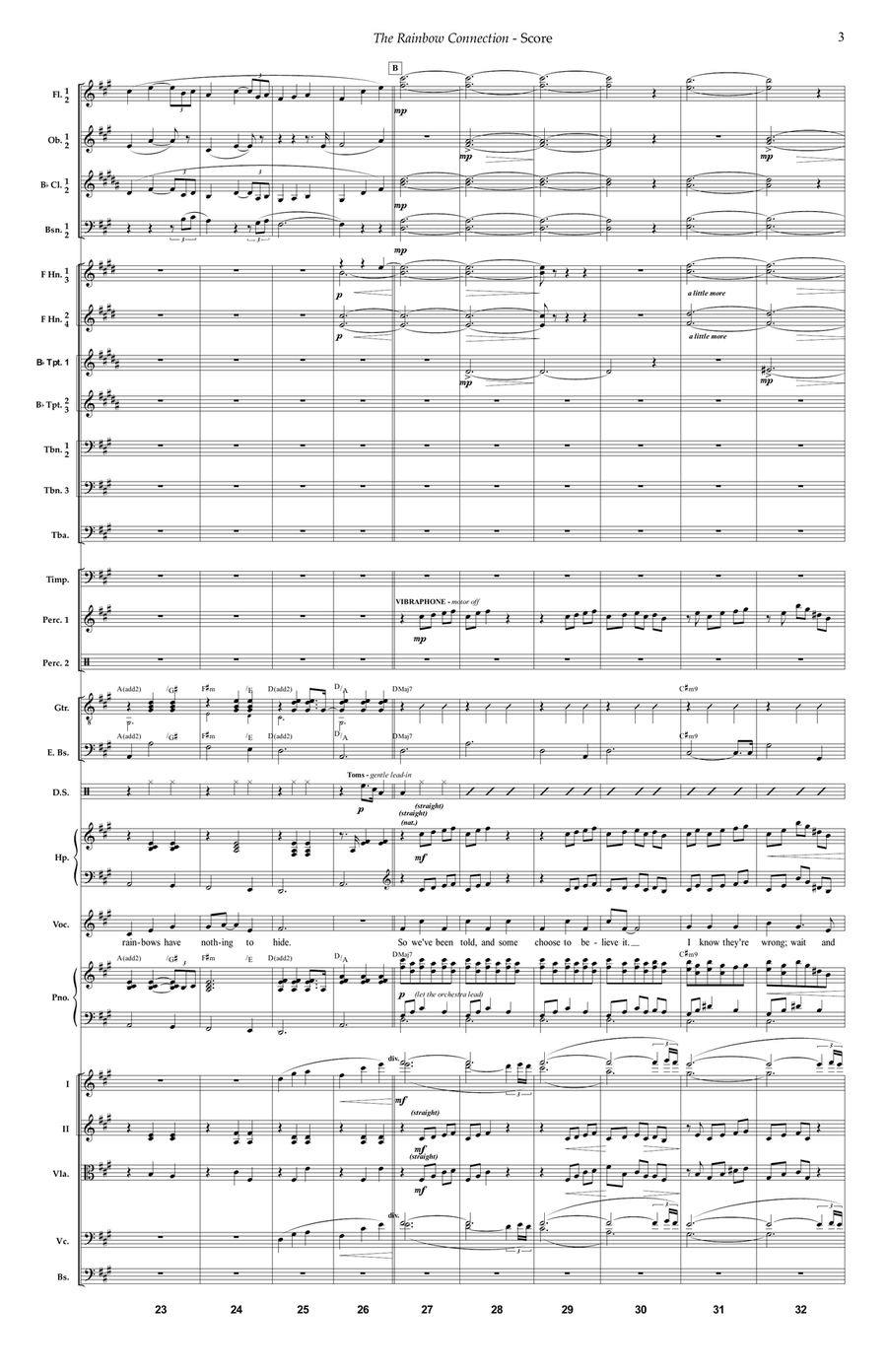 Rainbow Connection Rainbow Connection Full Orchestra scores gallery preview page 3