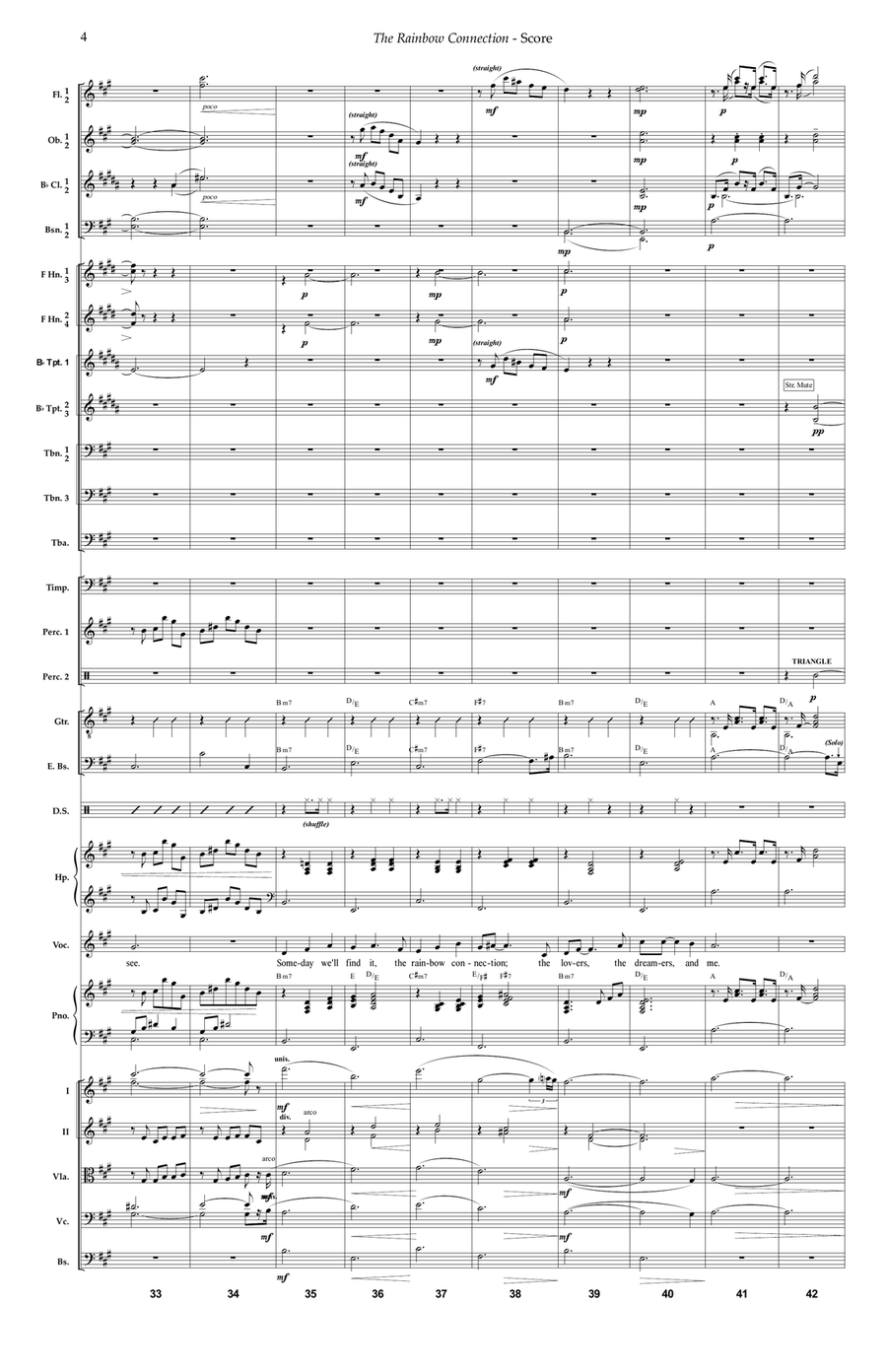 Rainbow Connection Rainbow Connection Full Orchestra scores gallery preview page 4