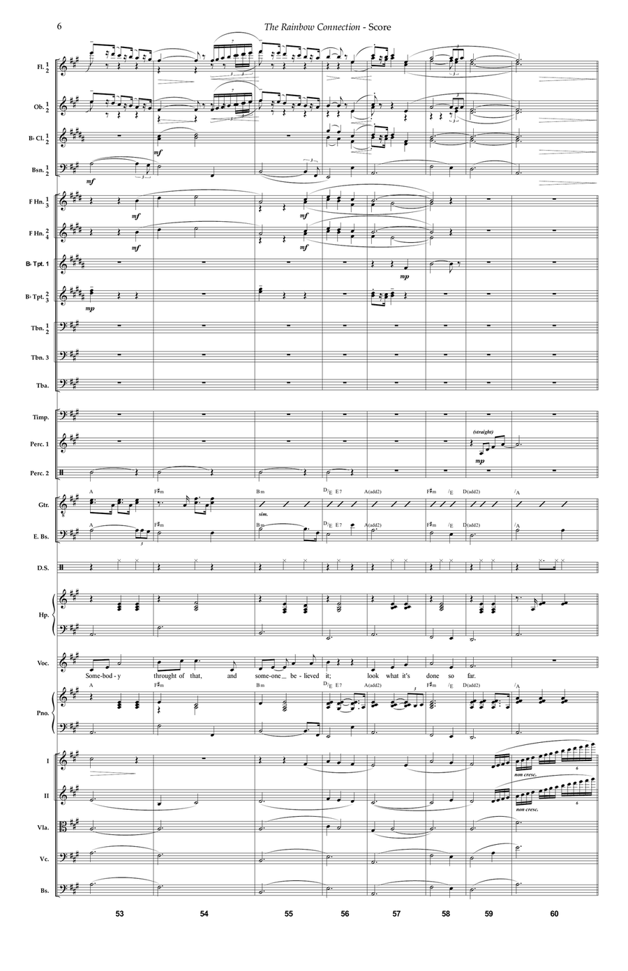 Rainbow Connection Rainbow Connection Full Orchestra scores gallery preview page 6