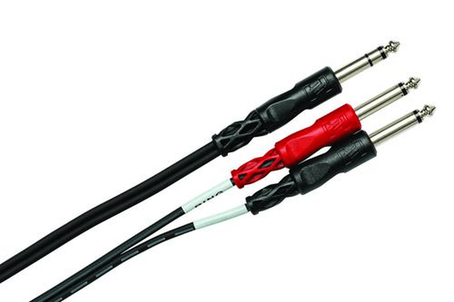 Insert Cable, 1/4 in. TRS to Dual 1/4 in. TS, 3 m Instrument Cables scores gallery preview page 3