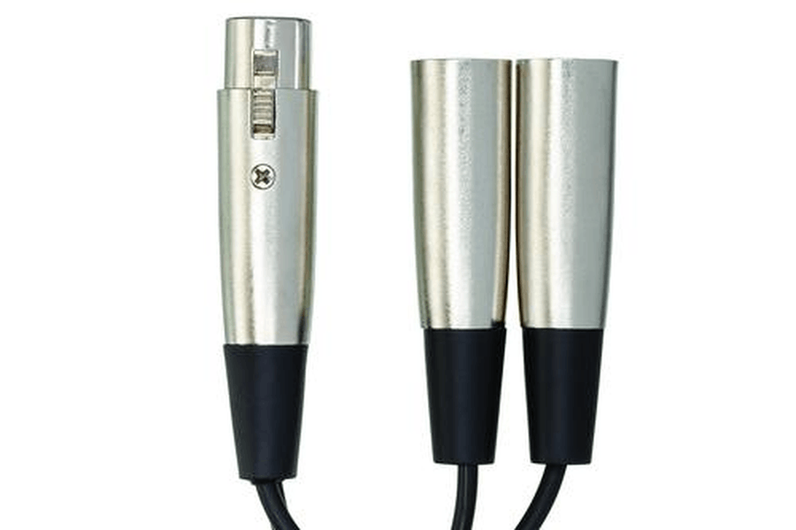 Y Cable, XLR3F to Dual XlR3M, 18 in. Instrument Cables scores gallery preview page 4