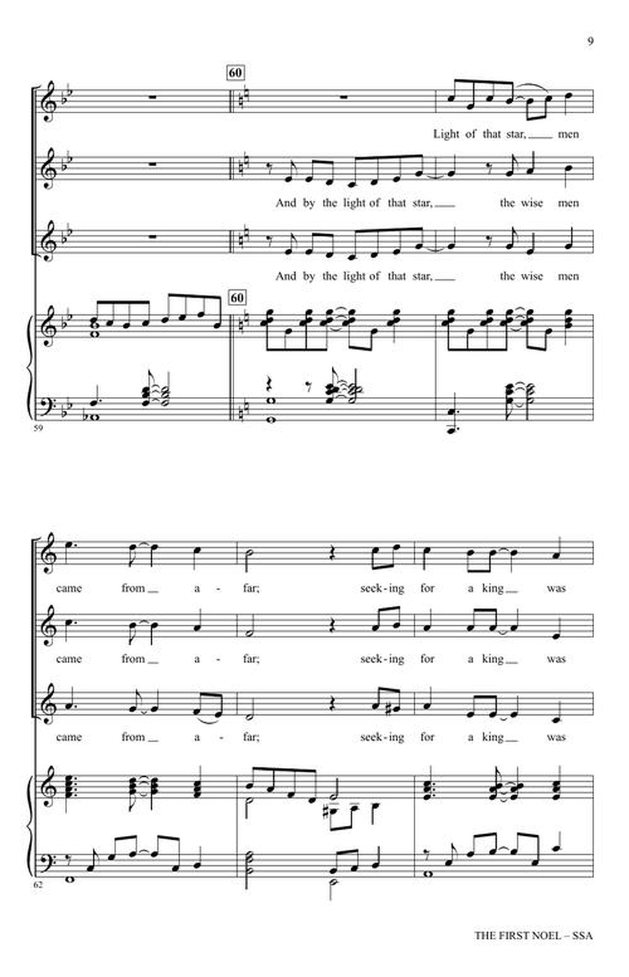 The First Noel The First Noel SSA scores gallery preview page 5