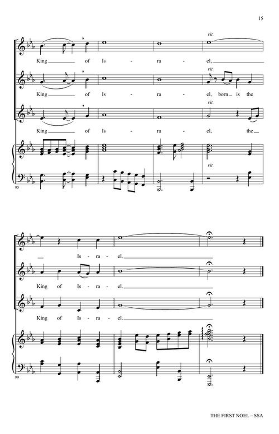 The First Noel The First Noel SSA scores gallery preview page 6