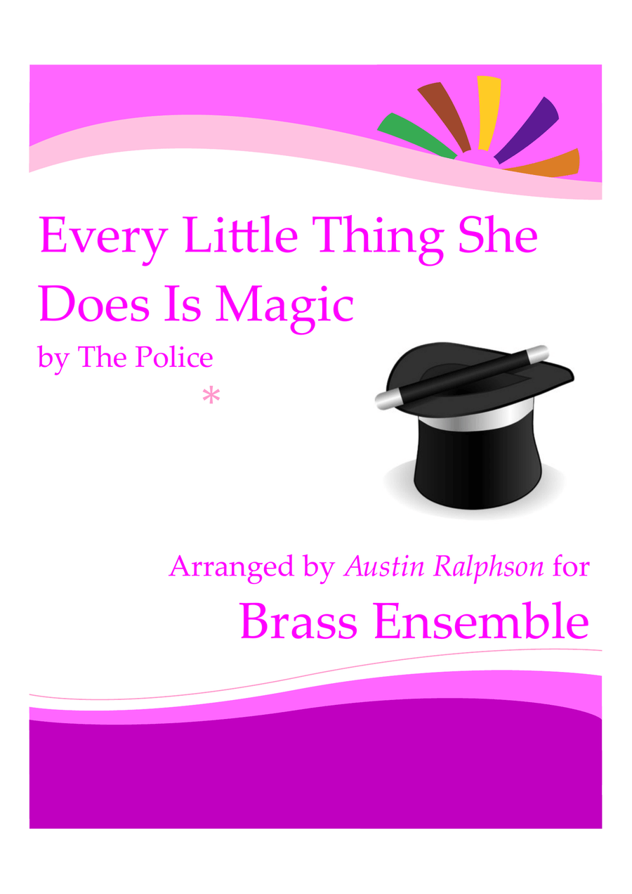 Every Little Thing She Does Is Magic Brass Ensemble scores gallery preview page 1