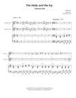 The Holly and the Ivy (Huapango Style) (Duet for Bb-Trumpet)