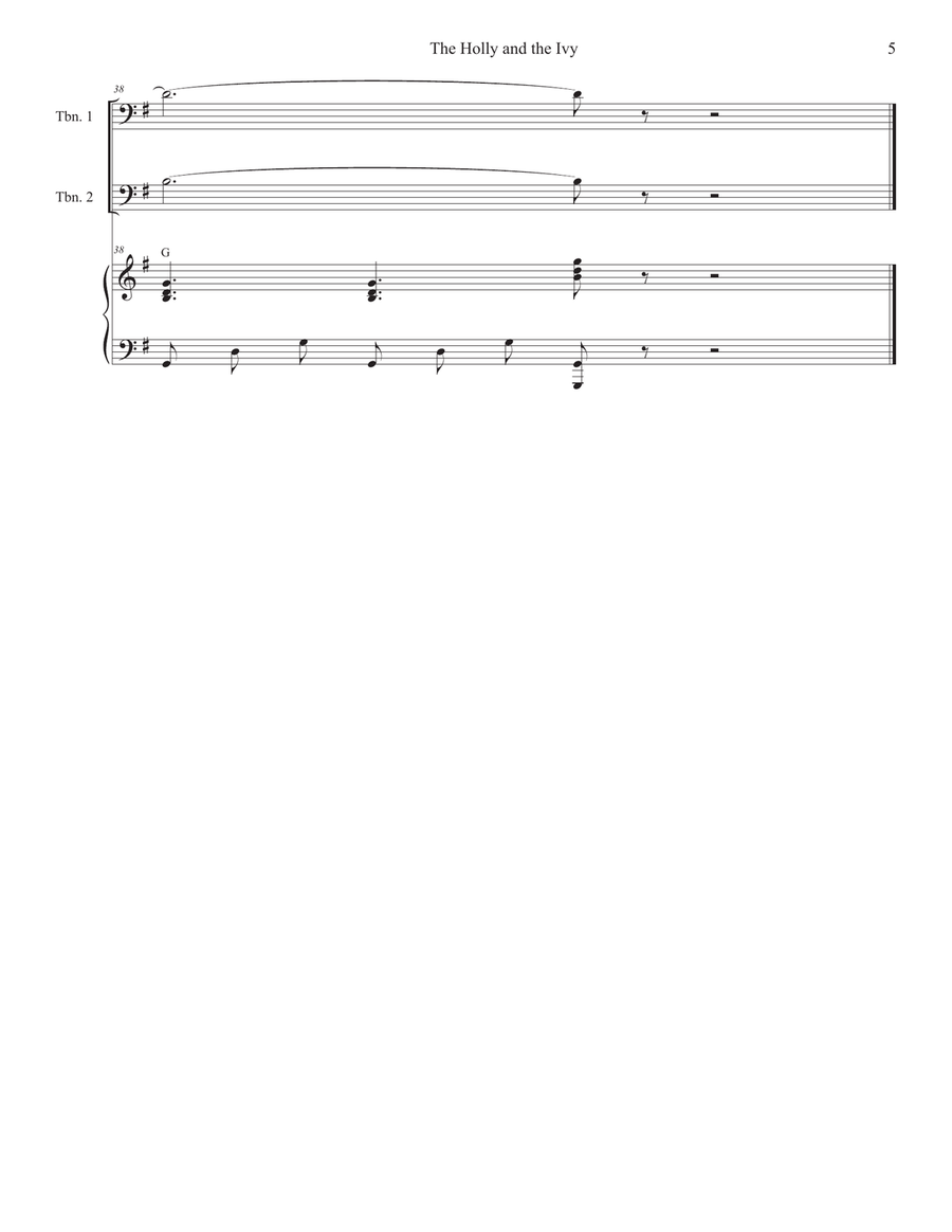 The Holly and the Ivy (Huapango Style) (Trombone Duet) Trombone Duet scores gallery preview page 5