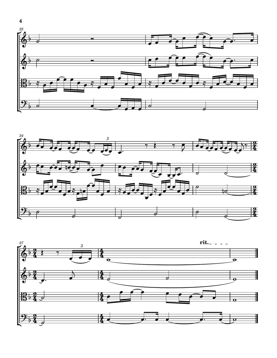 Shadow's Lullaby Shadow's Lullaby String Quartet scores gallery preview page 5