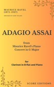 Adagio Assai – Ravel for Clarinet in B-flat and Piano