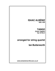 ALBENIZ Tango for string quartet