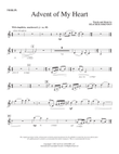 Advent Of My Heart - Violin