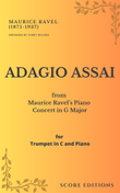 Adagio Assai – Ravel for Trumpet in C and Piano