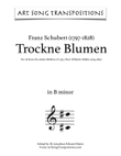SCHUBERT: Trockne Blumen, D. 795 no. 18 (transposed to B minor)