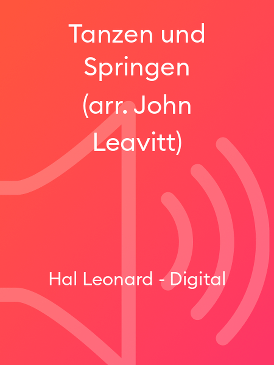 Tanzen und Springen (arr. John Leavitt) SSA scores gallery preview page 1