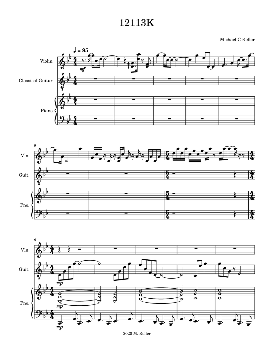 12113K - Score Only 12113K - Score Only Small Ensemble scores gallery preview page 1