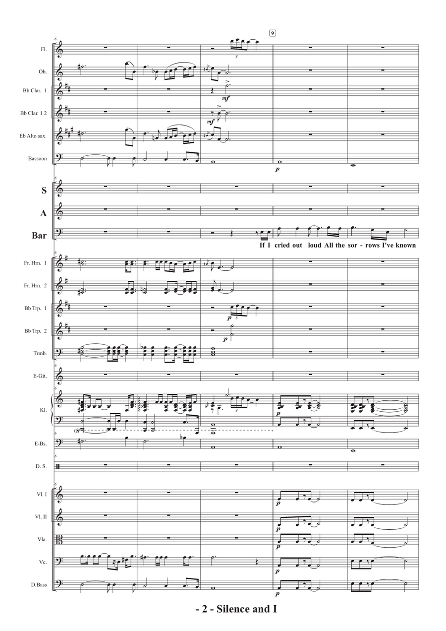 Silence And I Silence And I Full Orchestra scores gallery preview page 2