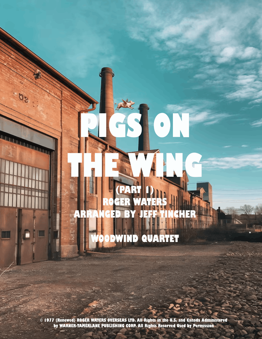 Pigs On The Wing (Part 1) Woodwind Quartet scores gallery preview page 1