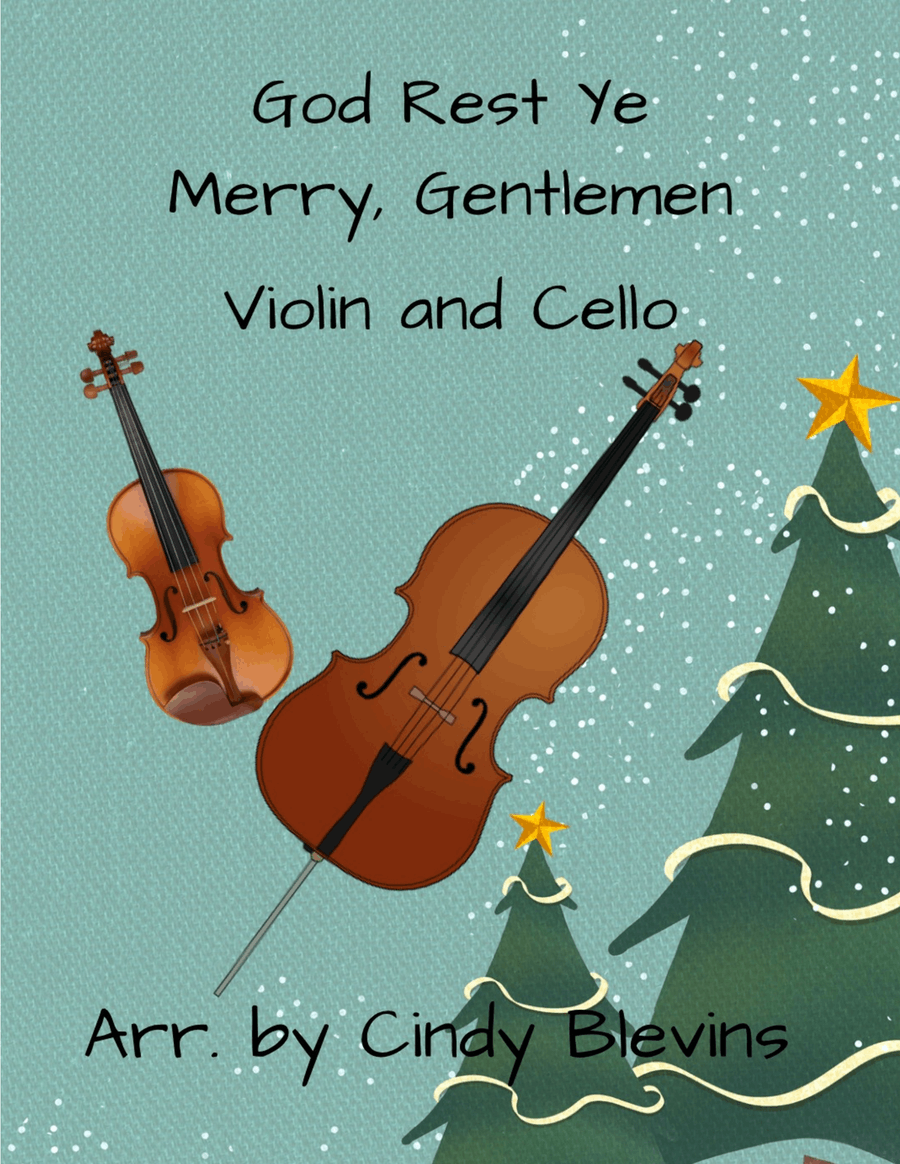 God Rest Ye Merry, Gentlemen, for Violin and Cello String Duet scores gallery preview page 1